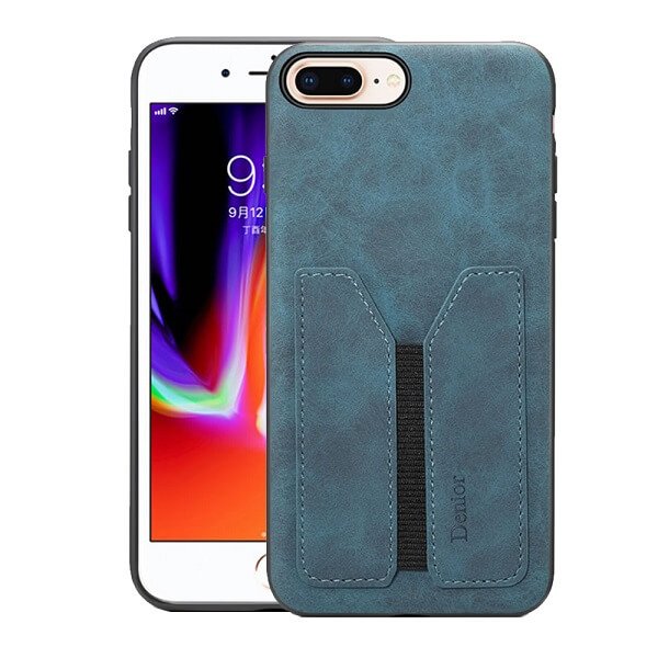 Blue Denior Apple iPhone 7 Plus /8 Plus Leather Case