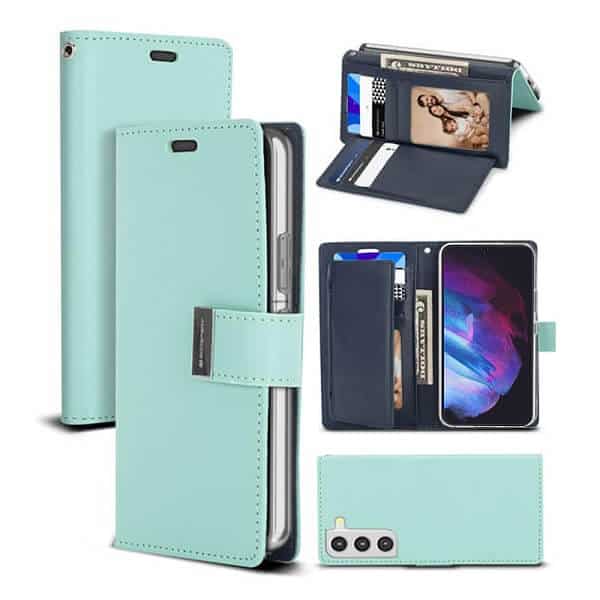 Goospery For Samsung Galaxy S Series Rich Diary Wallet Leather Flip Case Cover