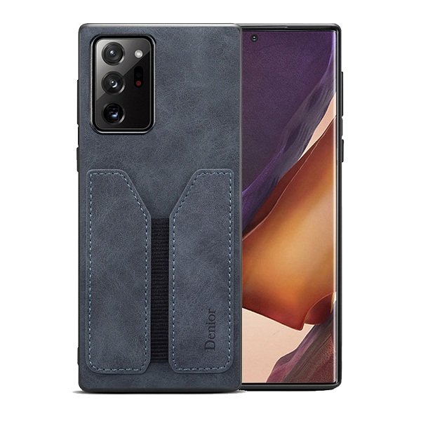 Grey Denior Samsung Galaxy Note 20 Ultra Leather Case Wallet Cover