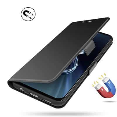 Asus ZenFone 8 5G ZS590KS Flip Wallet Case Bumper Back Protective Protection Card Retro Leather Flip Cover