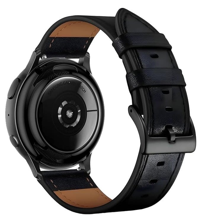 For Samsung Galaxy Watch 7 FE 6 5 4 3 Pro Active 2 Gear S2 Genuine Leather Strap Wristband