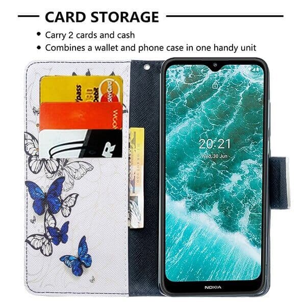 For Nokia X10 /X20 Wallet Case Flip Leather Card Slots Magnetic Stand Cover