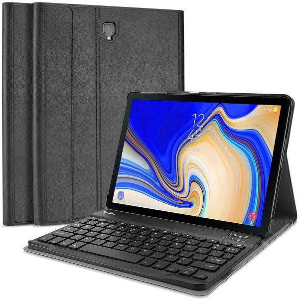 Samsung Galaxy Tab S4 10.5 inch SM-T830 T835 Wireless Bluetooth Keyboard Case Protective Slim Folio Leather Smart Cover