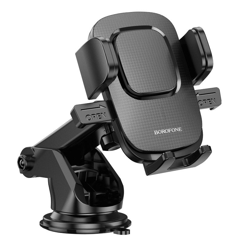 Borofone BH60 Dashboard & Windshield Universal Car Mount Phone Holder with Suction Cup and Telescopic Arm