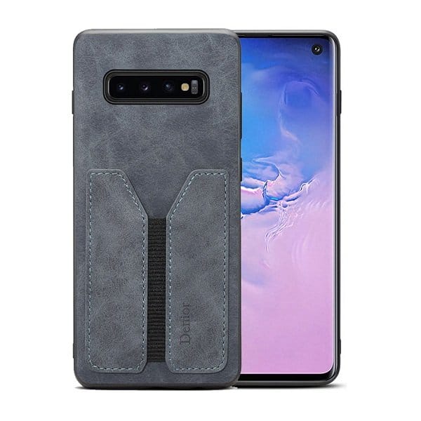 Grey Denior Samsung Galaxy S10 Leather Case