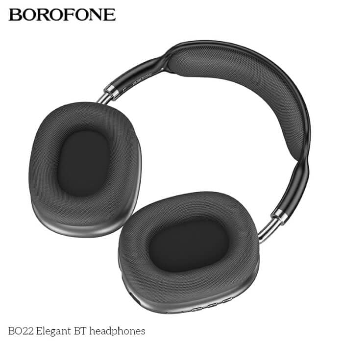 Borofone BO22 Elegant BT Headphone Wireless Bluetooth 5.3 On-Ear Headphones ( Space Grey)