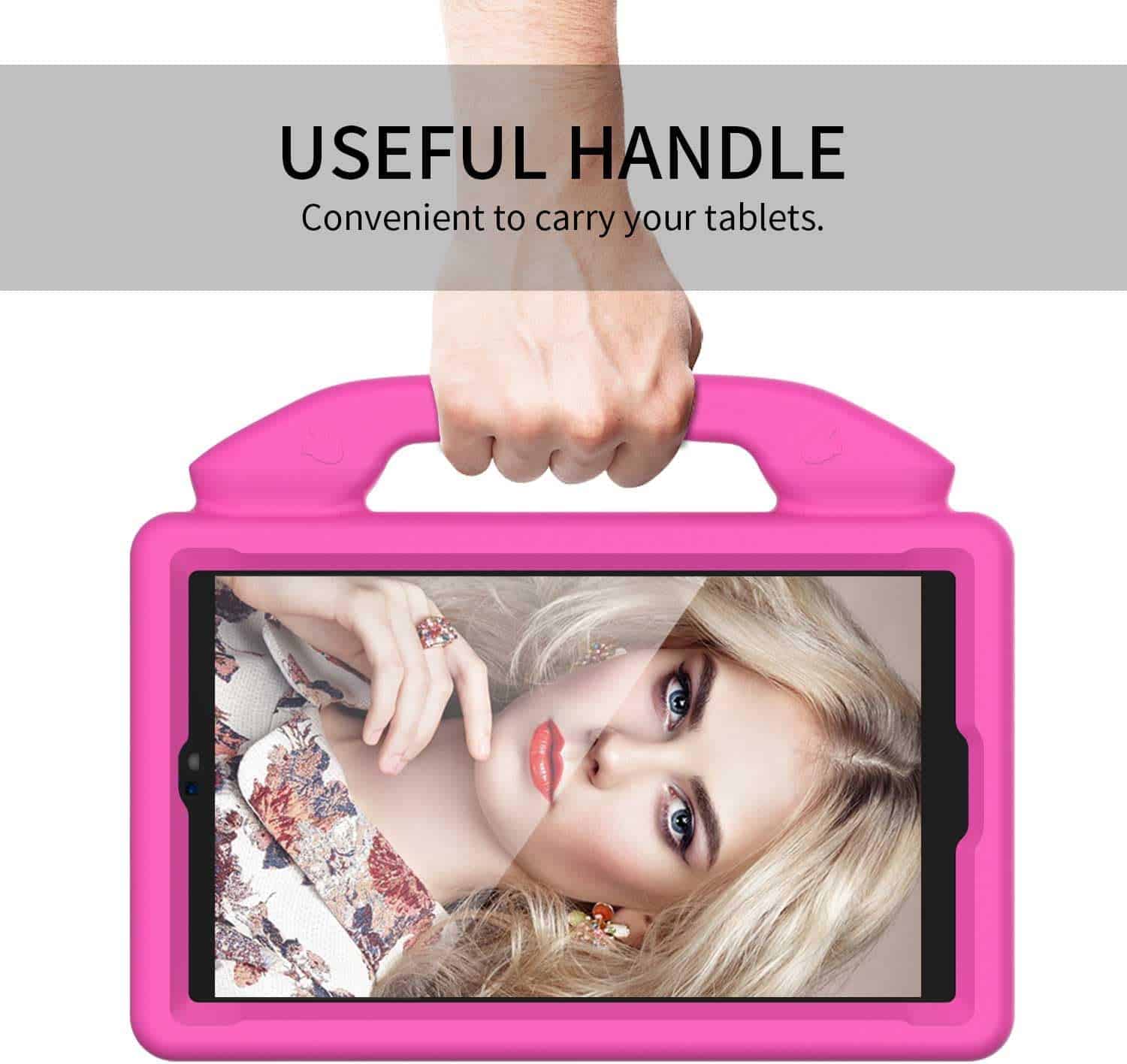 For Apple iPad Series Thumbs UP Kids Lightweight Convertible Handle Protective Shockproof Case