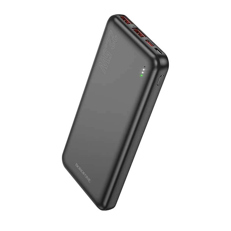 BOROFONE (BJ38) 10000mAh PD20W Fast Charging Charger 4 Ports (2 USB A + 1 USB Type C +1 Micro USB) Portable Power Bank