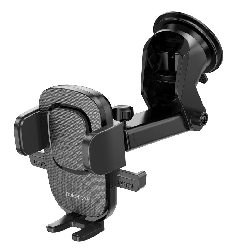 Borofone BH60 Dashboard & Windshield Universal Car Mount Phone Holder with Suction Cup and Telescopic Arm