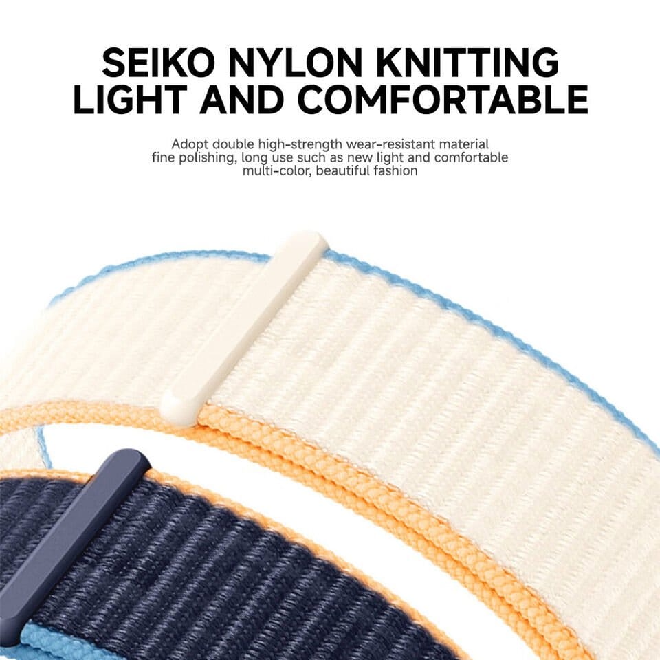 For Samsung Galaxy Watch 8 40MM 44MM / Ultra 47mm 2024 2025 Nylon Webbing Strap Watchband