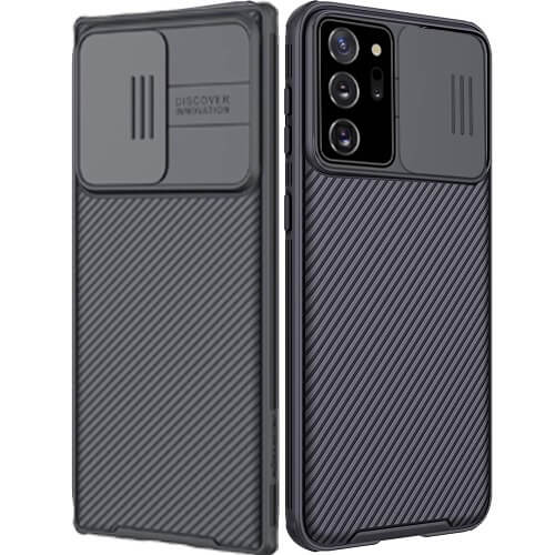 For Samsung Galaxy Note Case, Nillkin CamShield Series Slim Stylish Protective Case With Slide Camera Cover - Black