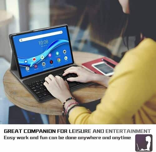 Wireless Bluetooth Keyboard Case Folio Leather Smart Stand Cover For Lenovo Tab All Models