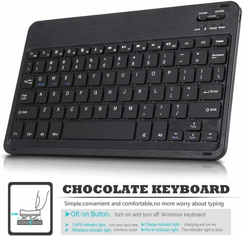 Wireless Bluetooth Keyboard Case Folio Leather Smart Stand Cover For Lenovo Tab All Models