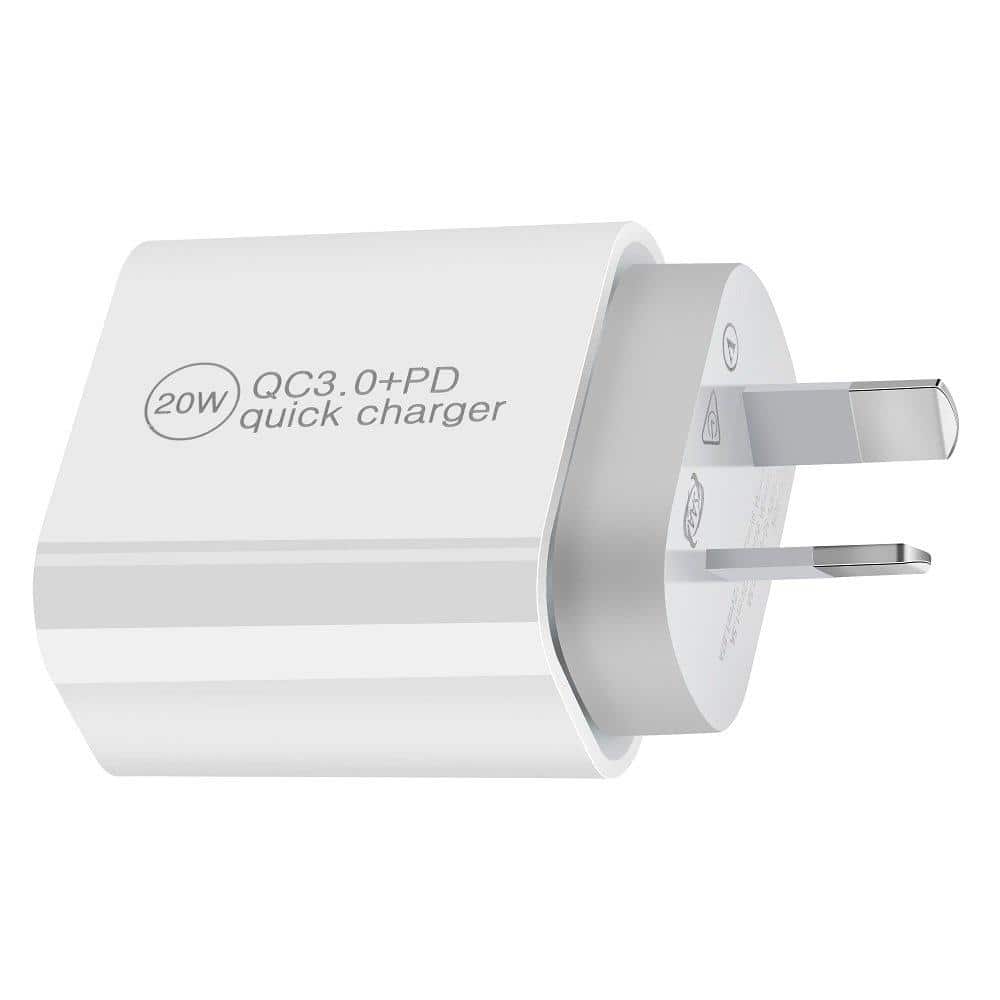 20W SMART KOALA PD + USB SAA Certified Fast Charging Wall AU Plug Charger Power Adapter TCS-20WACB