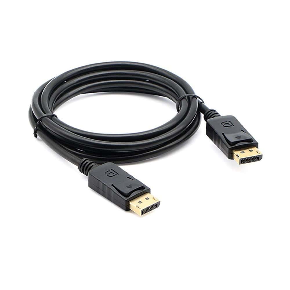 1.8m Display Port to Display Port Cable DP to DP DisplayPort to DisplayPort Adapter Male to Male (Black)