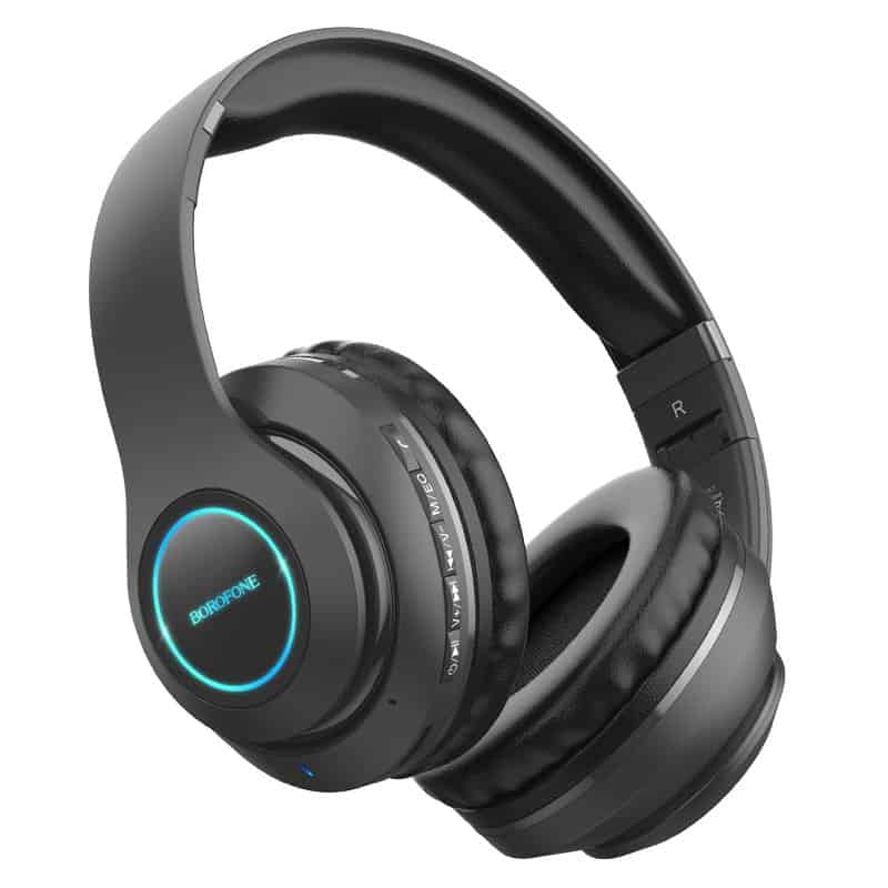 Borofone BO17 Wireless Bluetooth 5.0 /TF Card On-ear Headphones (Black)