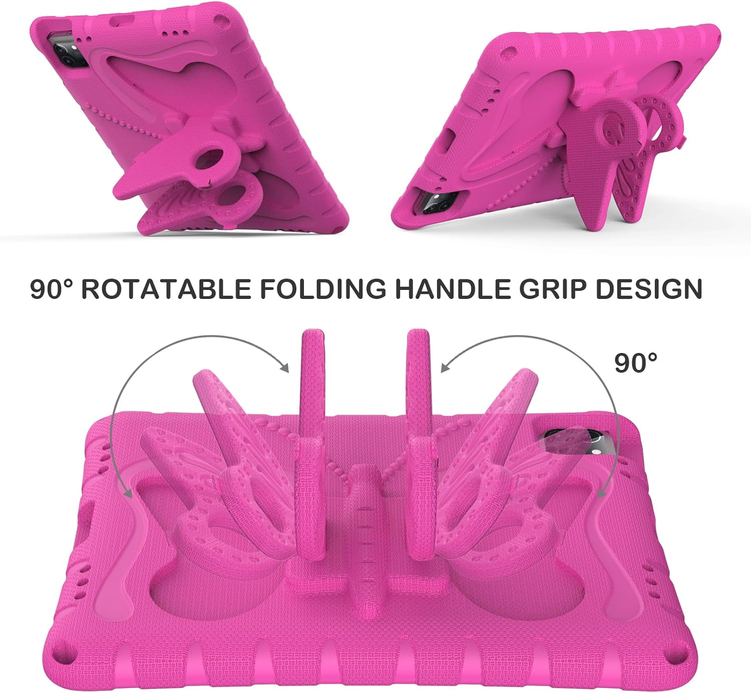 For Apple iPad Series EVA NEW DESIGN Butterfly Soft Tablet Case, Kids Protective Shockproof Case Cover For Childrens