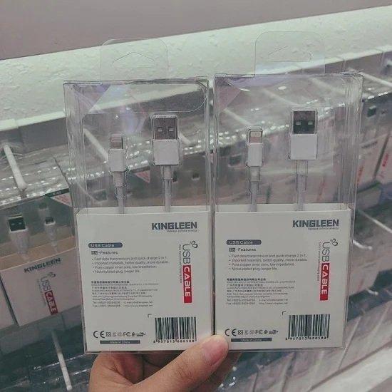 1X 10X 20X KINGLEEN (K06) 1M 2.1A Lightning Fast Charging High Quality Data Sync Cable Cord For Apple iPhone iPad iPod