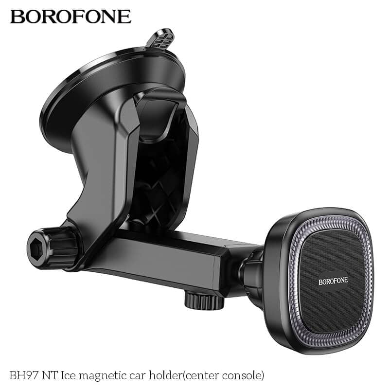 Borofone BH97 Strong Magnetic With Suction Windshield /Dashboard Car Mount Mobile Phone Holder For iPhone /Samsung/Oppo/Nokia/Moto/Google