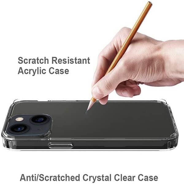 For iPhone 7 8 SE 2022 X XR XS 11 12 13 14 15 16 Pro MAX Plus Slim With 4 Corners Hard Clear Shockproof Bumper Cover