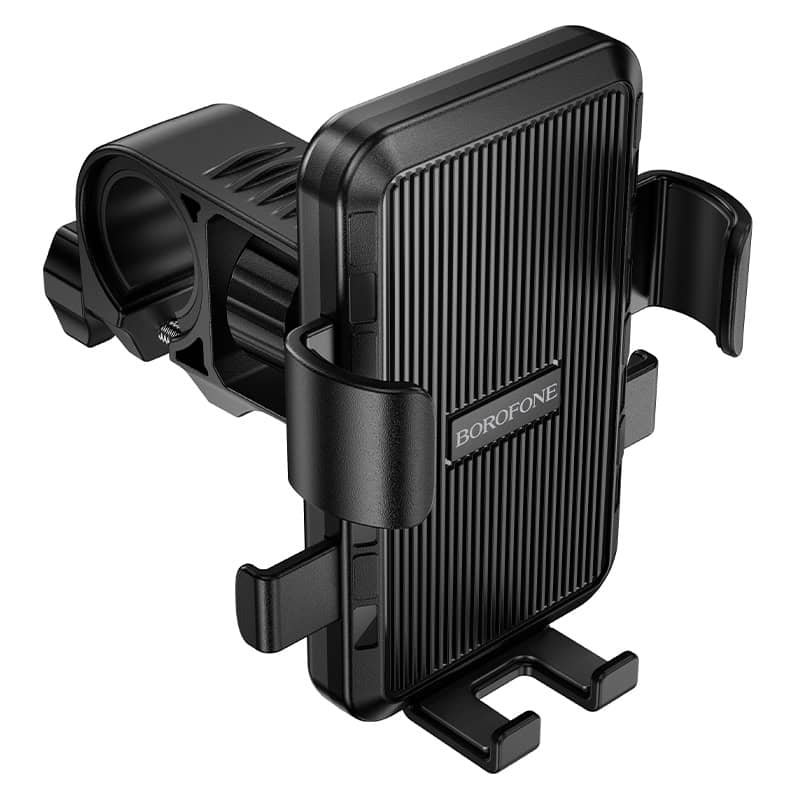 Borofone BH137 Knight Universal Motorcycle, Bicycle & Baby Strollers Mount Mobile Phone Holder (Black)