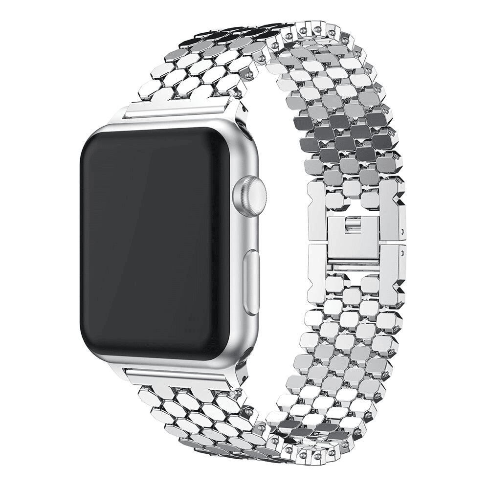 For Apple iWatch Stainless Steel Link Bracelet 38/ 40/ 41/ 42/ 44/ 45/ 46 /49mm Strap Wristband
