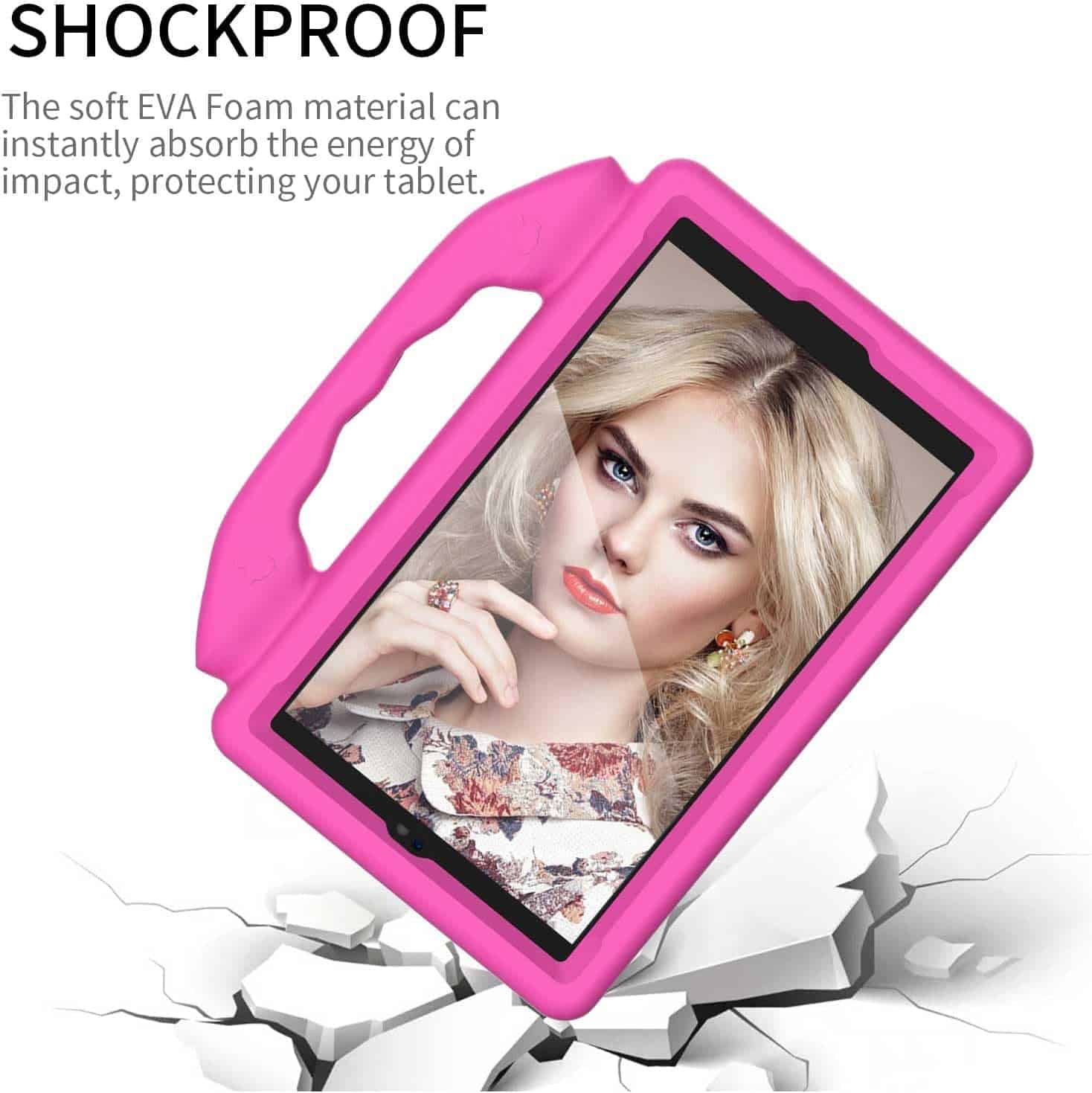 For Apple iPad Series Thumbs UP Kids Lightweight Convertible Handle Protective Shockproof Case