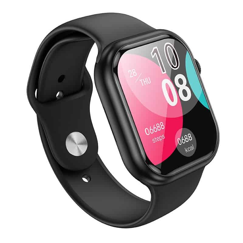 Borofone BD10 Bluetooth 5.3 2.0 inch Make Call / Answer Sports Smart Watch For Men /Women (Black)