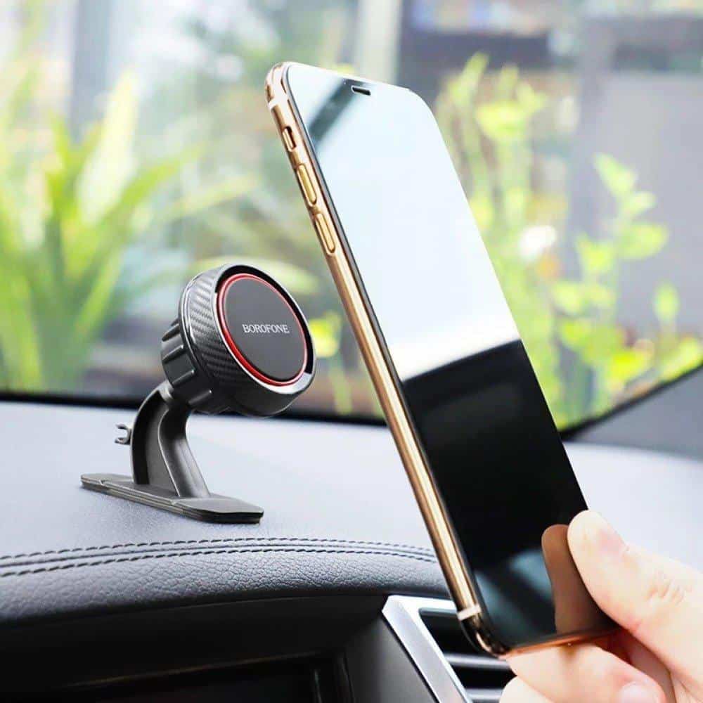 Borofone BH13 Center Console Journey Series Stick On Dashboard Magnetic Car Mount Mobile Phone Holder