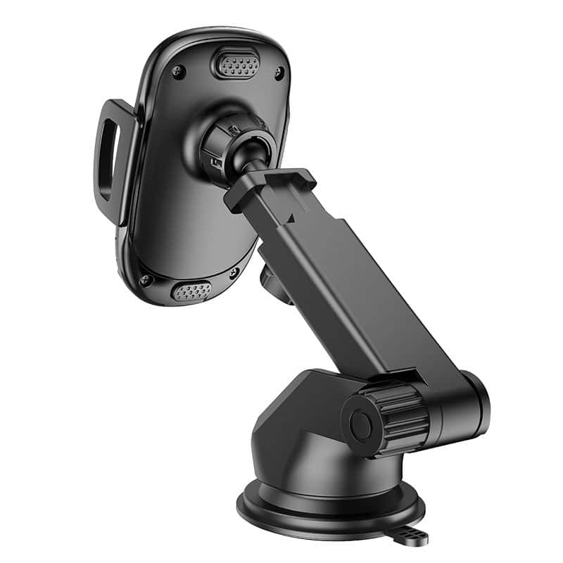 Borofone BH53 Windy Center Console Windshield / Dashboard Car Mount Mobile Phone Holder for 4.5 to 6.9 inch Mobile ( Black)