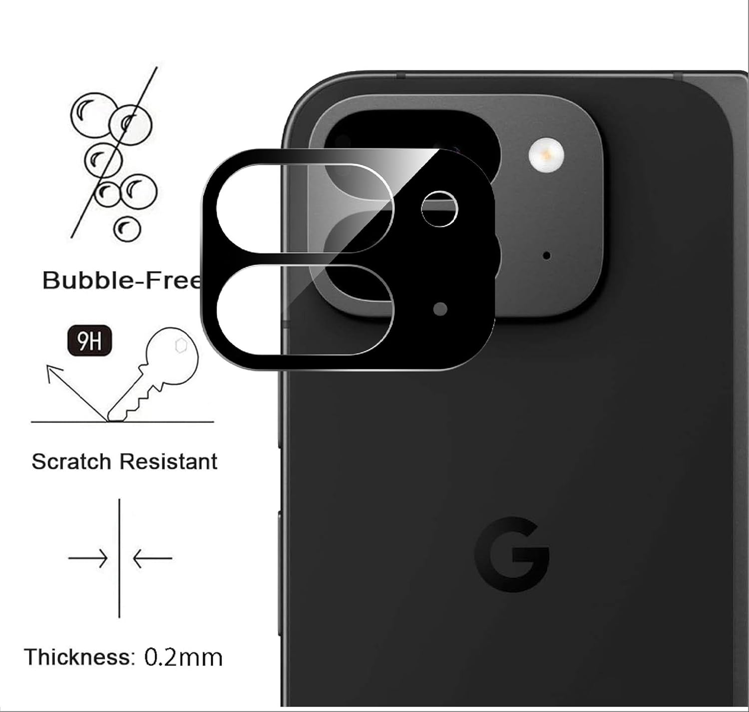 Google Pixel Camera Lens Tempered Glass Screen Protector Film