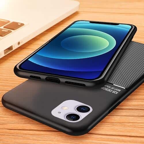 Apple iPhone 12 Business Style Luxury Shockproof Case Heavy Duty Rugged Anti Knock Cover