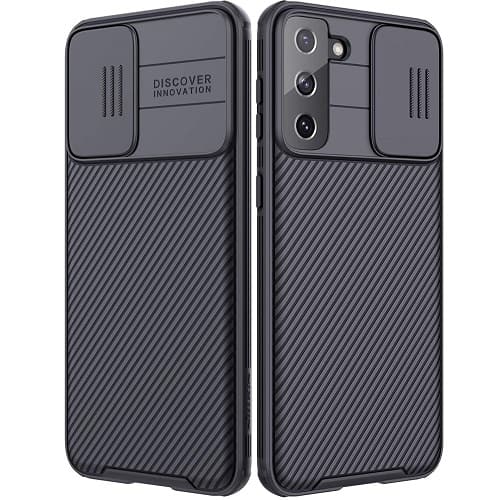 Nillkin Samsung Galaxy S21 Plus Case, CamShield Series Slim Stylish Protective Case with Slide Camera Cover - Black