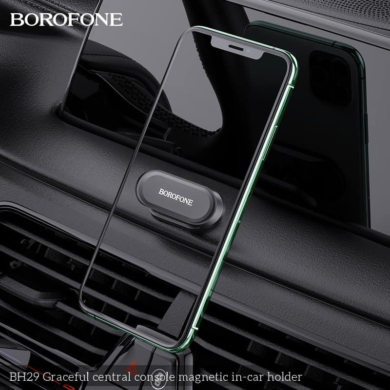 Borofone BH29 Strong 8x N52 Magnetic Dashboard Central Console 360 Degree Rotation Car Mount Mobile Phone Holder For All Universal Mobile Phone
