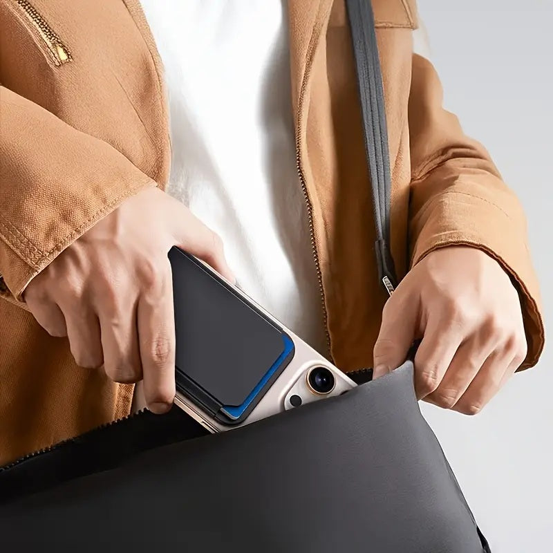 Hard Strong MagSafe Magnetic Mobile Phone Wallet RFID Blocking Credit Card Holder, Holds 4 Cards