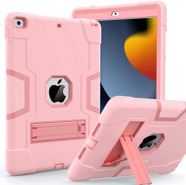 iPad 9th Gen Heavy Duty Case 10.2 2020 Fancy Hybrid Stand Cover