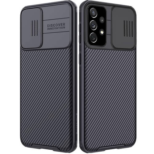 Samsung Galaxy A72 Case, Nillkin CamShield Series Slim Stylish Protective Case with Slide Camera Cover (Black)
