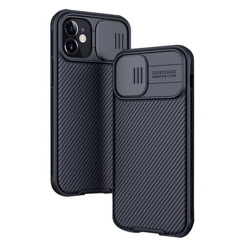 Nillkin Apple iPhone 12 Mini Case, CamShield Series Slim Stylish Protective Case With Slide Camera Cover - Black