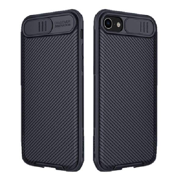Nillkin Apple iPhone 7/8 SE 2020 camShield Series Slim Stylish Protective Case with Slide Camera Cover (Black)