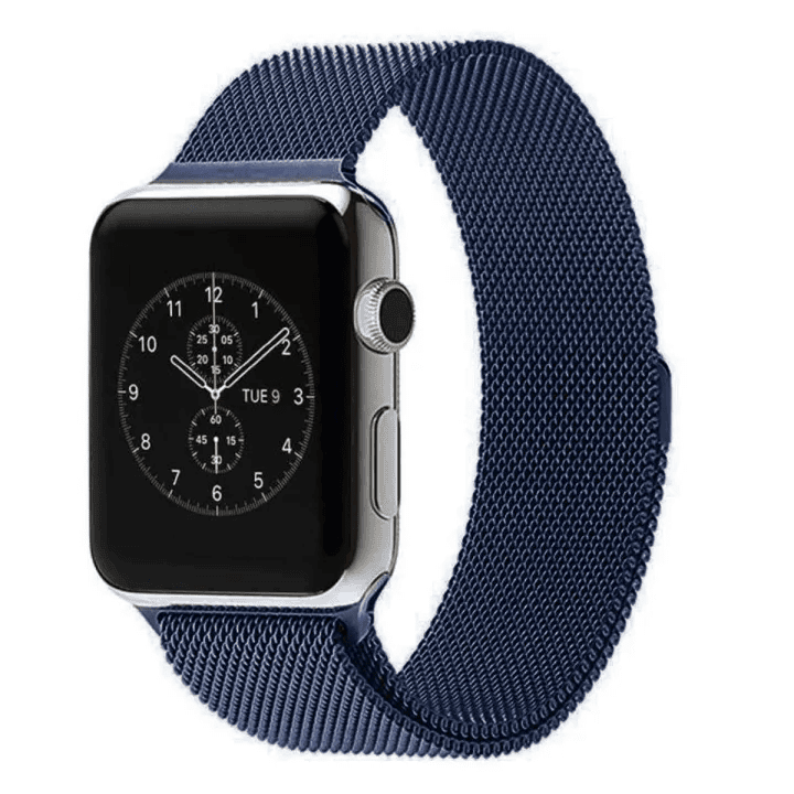 Apple Watch Series 10 /9/8 /7 /SE /6 /5 /4 /3 /2 /1 Ultra 2 Milanese Stainless Steel Loop Strap Replacement Wrist Band 38mm 40mm 41mm 42mm 44mm 45mm 46mm 49mm