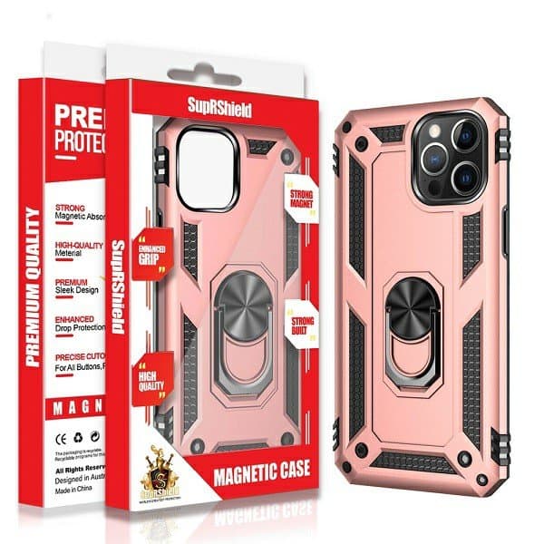 Apple iPhone Magnetic Ring Rugged Shockproof Case Heavy Duty Protective Back Cover