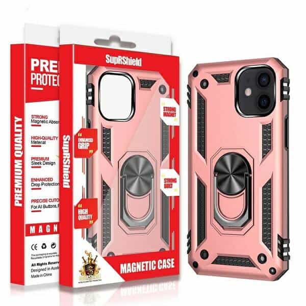 Apple iPhone Magnetic Ring Rugged Shockproof Case Heavy Duty Protective Back Cover