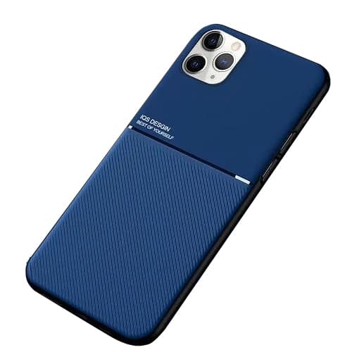 Apple iPhone 12 Pro Shockproof Case Luxury Style Heavy Duty Rugged Anti Knock Cover (Blue)