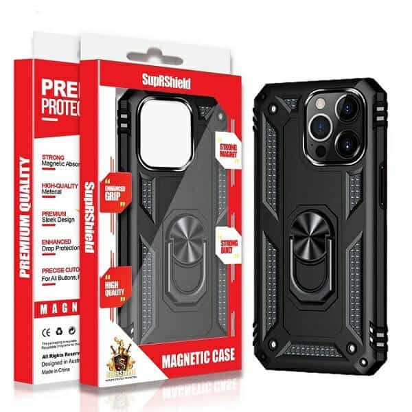Apple iPhone Magnetic Ring Rugged Shockproof Case Heavy Duty Protective Back Cover