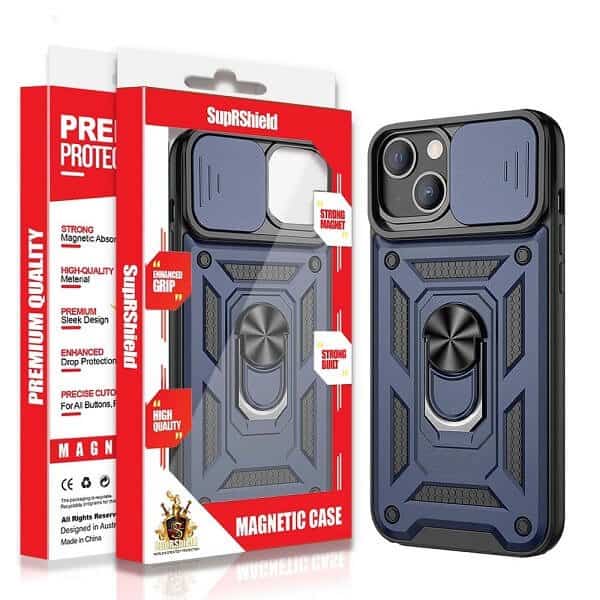 Apple iPhone Magnetic Ring Rugged Shockproof Case Heavy Duty Protective Back Cover