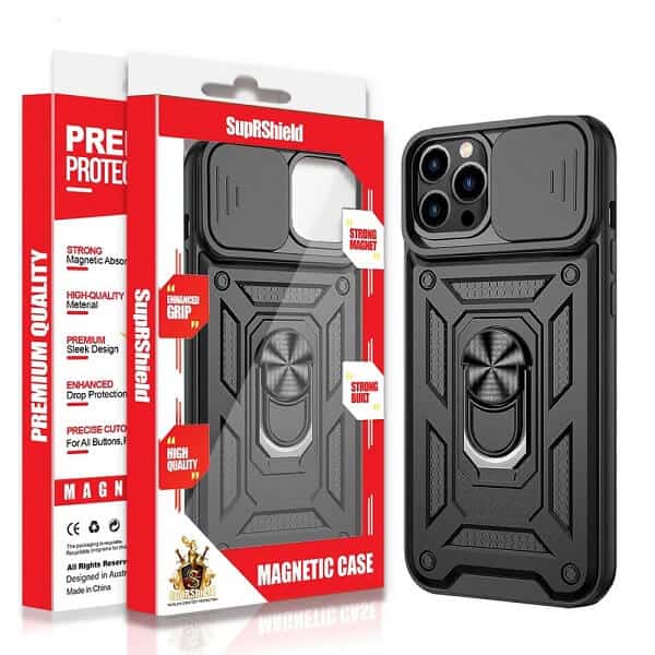 Apple iPhone Magnetic Ring Rugged Shockproof Case Heavy Duty Protective Back Cover