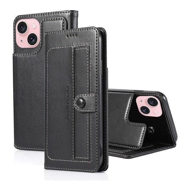 For Apple iPhone Wallet Case Flip Leather Card Slots Magnetic Stand Cover