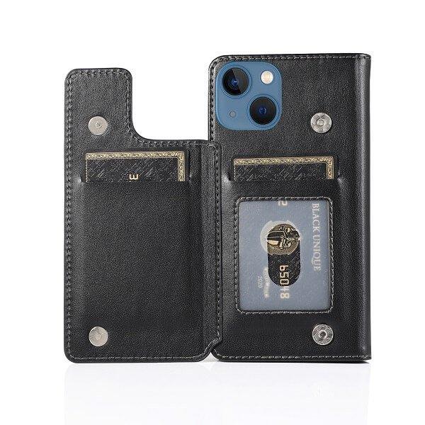 For Apple iPhone Wallet Case Flip Leather Card Slots Magnetic Stand Cover