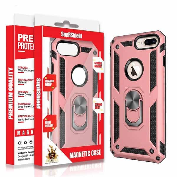 Apple iPhone Magnetic Ring Rugged Shockproof Case Heavy Duty Protective Back Cover