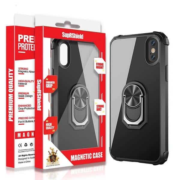 Apple iPhone Magnetic Ring Rugged Shockproof Case Heavy Duty Protective Back Cover